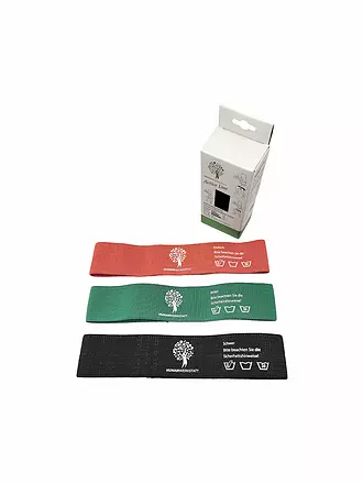 HUMANWERKSTATT | Set di 3 fasce elastiche in tessuto per allenamento |